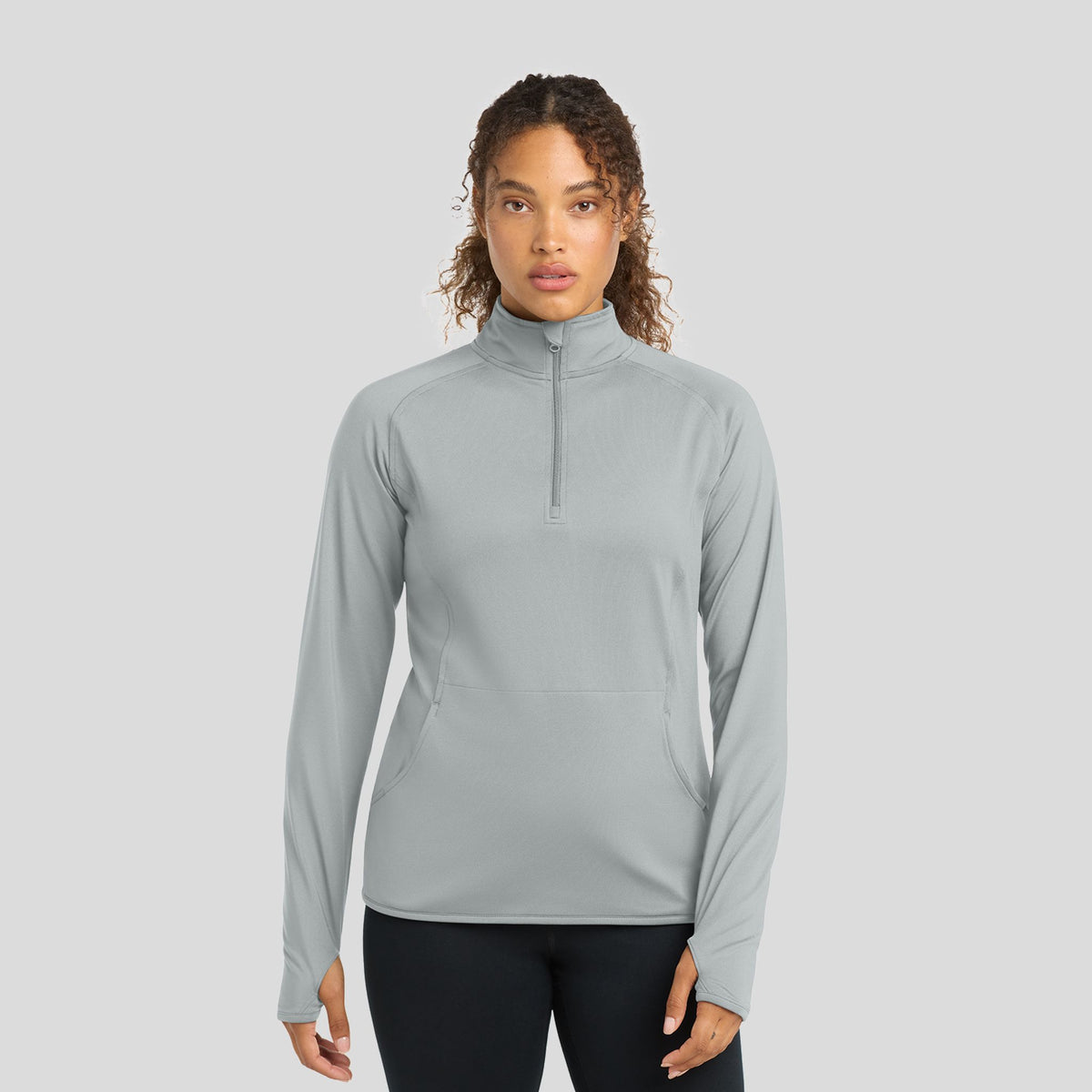 Women's Sport-Wickยฎ Stretch 1/4-Zip Pullover | Silver